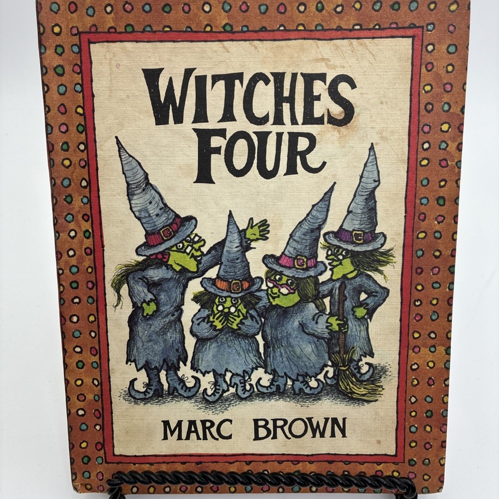 Witches Four Marc Brown 1980 Hardcover Parents Magazine Press Vintage Book